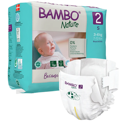 Plenky Bambo Nature 2, (3-6 kg / 7-13 lbs), 30 kusů.